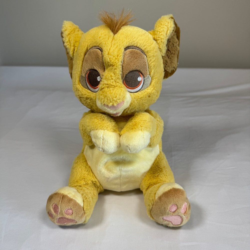 Disney Simba Plush Toy - Yellow and Brown